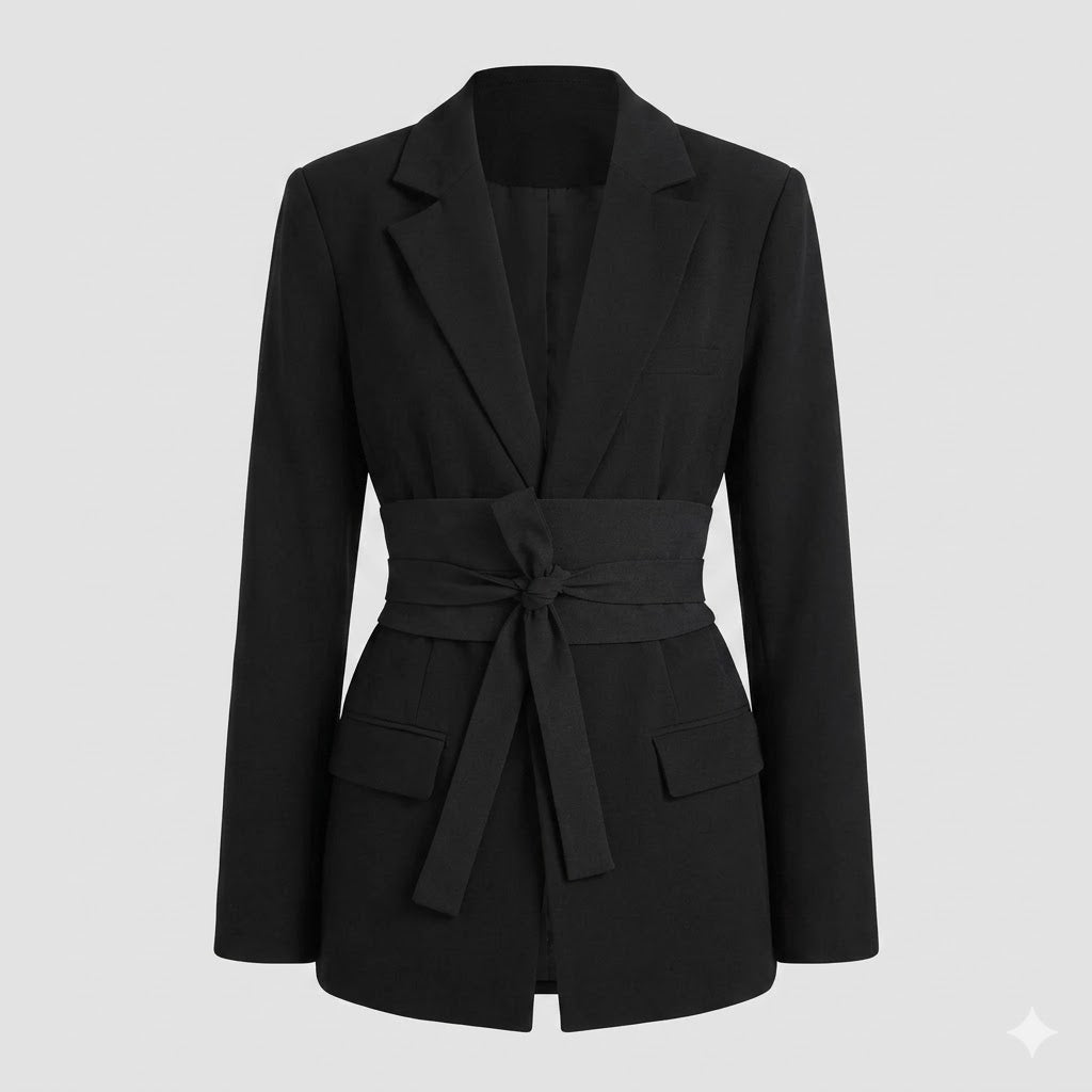 Victoria Moretti | Blazer-inspireret sæt med taljebælte