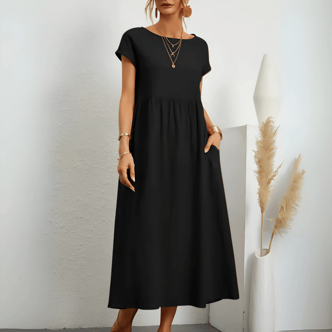 Anaïs Lefevre | Linned luksus maxi kjole