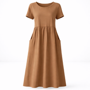 Anaïs Lefevre | Linned luksus maxi kjole