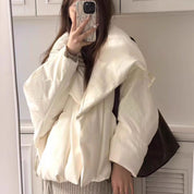 Stine Jensen | Vatteret oversize-jakke med stort revers