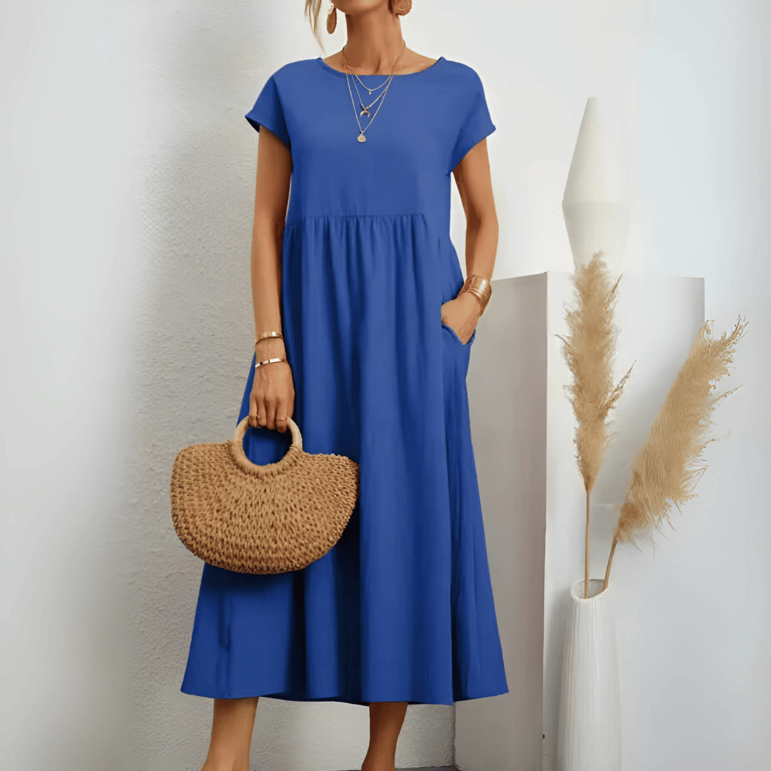 Anaïs Lefevre | Linned luksus maxi kjole