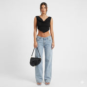 Rosanna Delormé | Low Rise Jeans i Light Blue Denim med Klassisk Snit