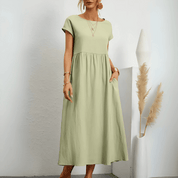 Anaïs Lefevre | Linned luksus maxi kjole
