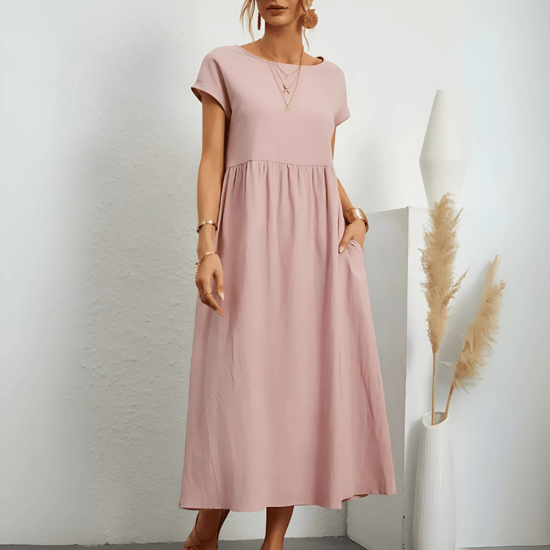 Anaïs Lefevre | Linned luksus maxi kjole