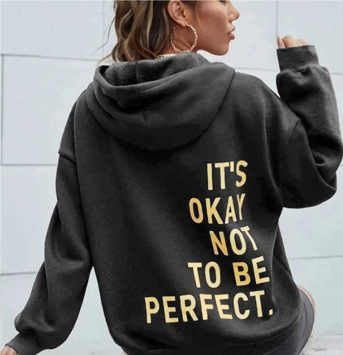 Pernille Mortensen | Oversize hoodie med tekstprint
