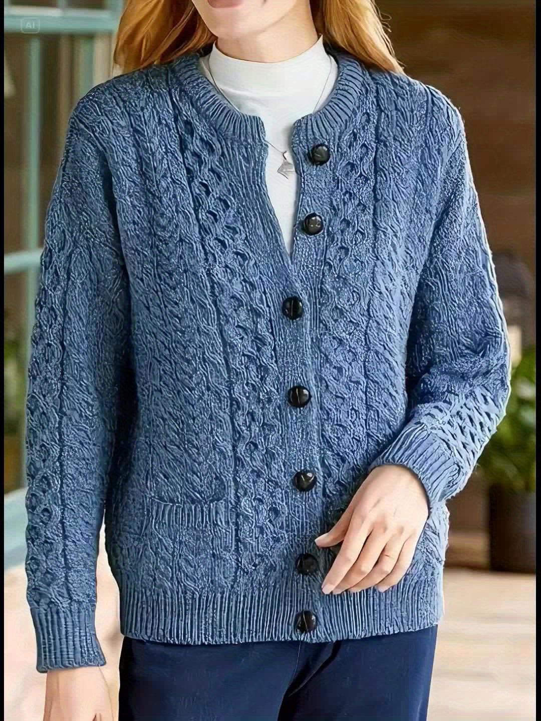 Julie Krogh | Structured Cardigan with Button Details