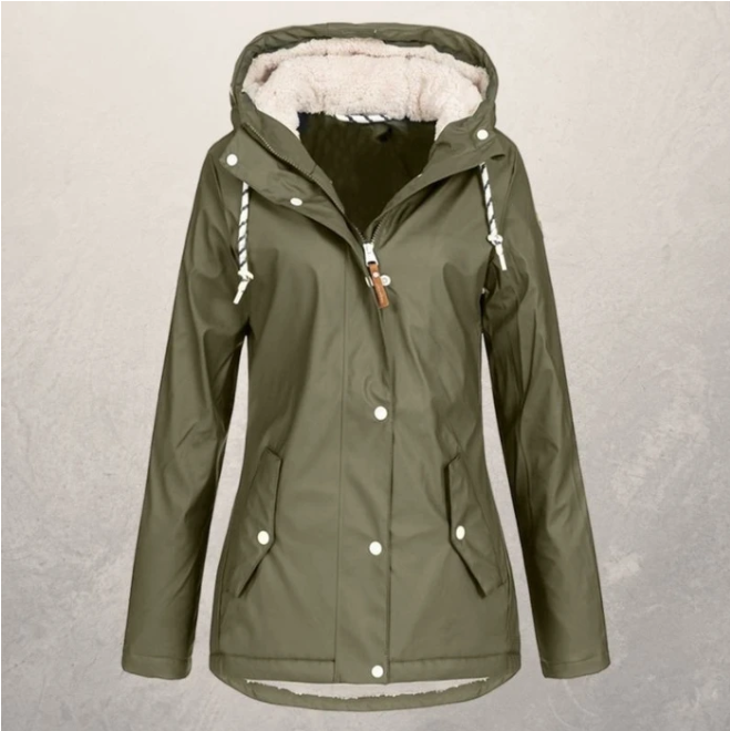 Lene Kristiansen | Wattierte Parkajacke mit Fleecefutter für Damen