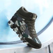 Signe Mortensen | Camouflage Sneakers med Skridsikker Sål