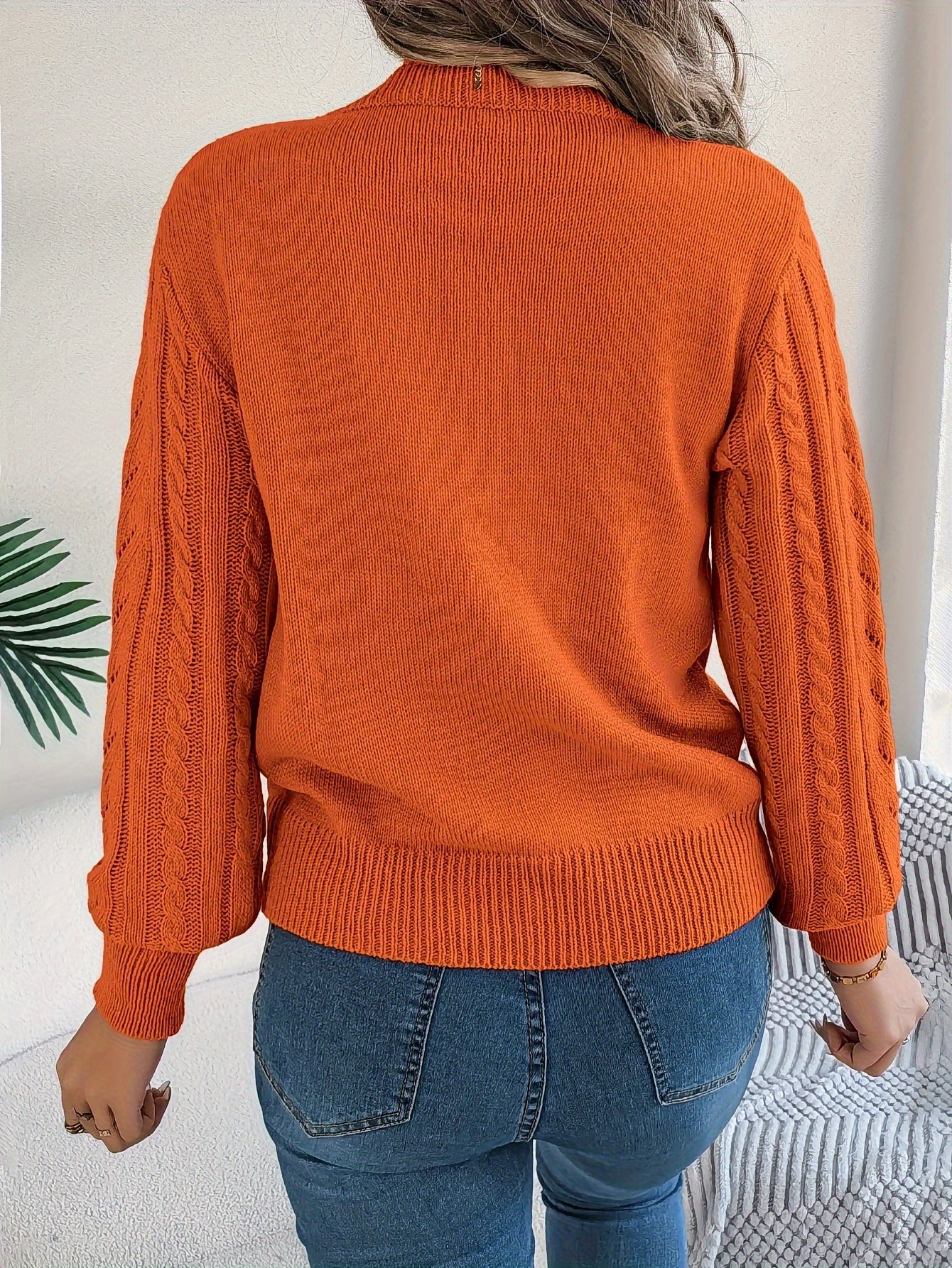 Nora Jørgensen | Cable-Knit Textured Sweater