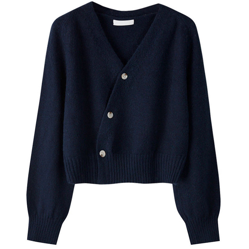 Ida Vang | Strikket wrap-cardigan med knapper