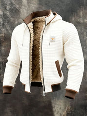 Frederik Aabo | Steppjacke mit Kapuze und Teddyfutter
