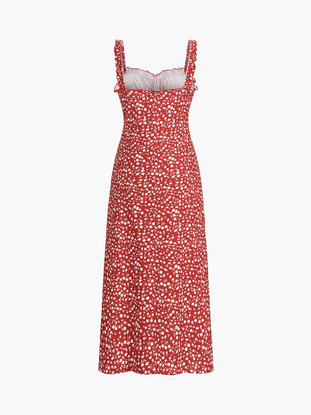 Sophie Laurent | Midi-sommerkjole med blomsterprint og bustier-detalje