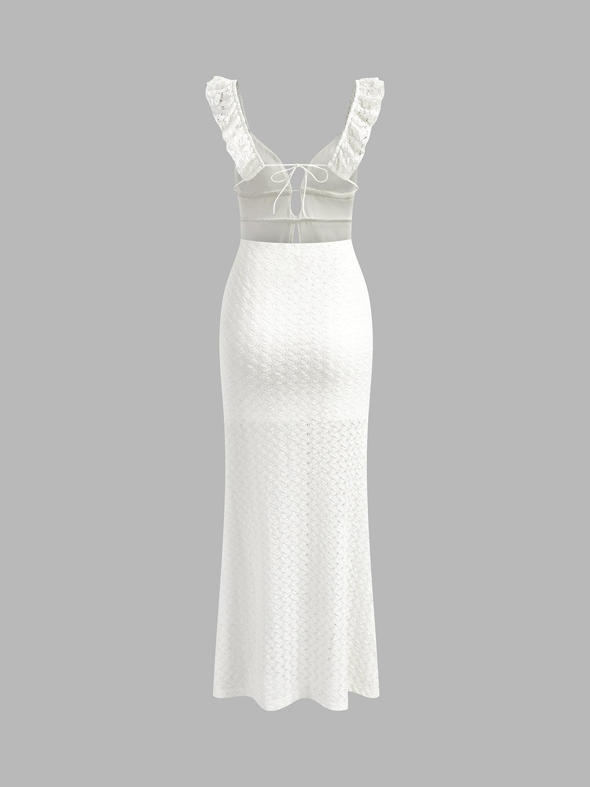 Alessia Vionnet | Maxi-festkjole med flettet struktur og cut-outs