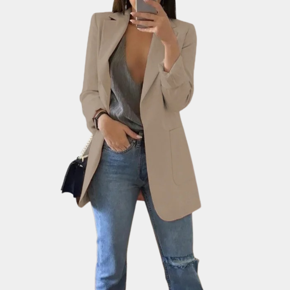 Élise Moreau | Sort blazer med elegant snit