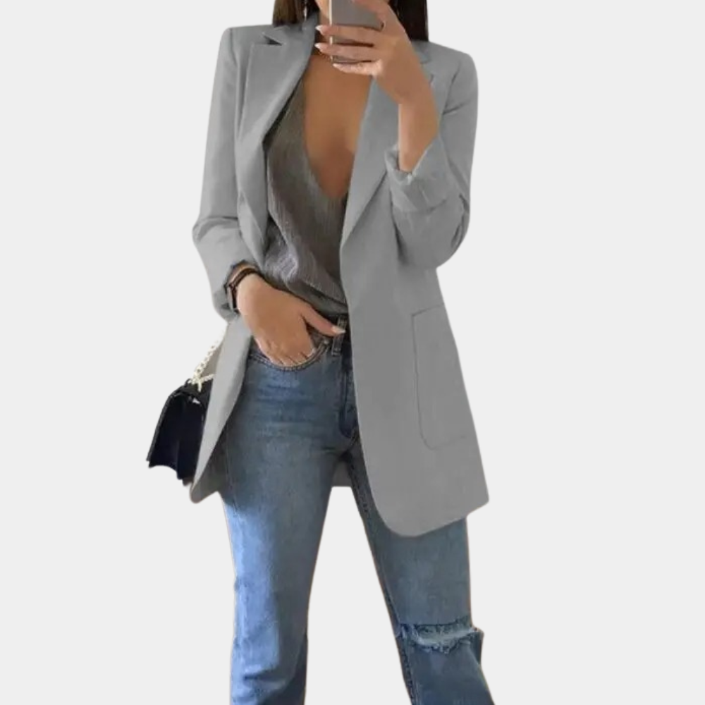 Élise Moreau | Sort blazer med elegant snit