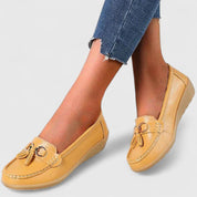 Chloé Dubois | Elegante slip-on loafers med frynsedetalje