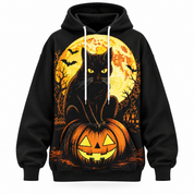 Black Cat Society | Black Cat Halloween Hoodie For Women