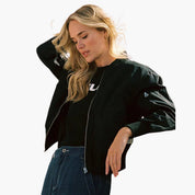 Sienna Moreau | Kort bomberjakke til kvinder med moderne lynlåsdesign