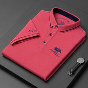Oscar Lindstrøm | Klassisches Poloshirt mit gesticktem Logo