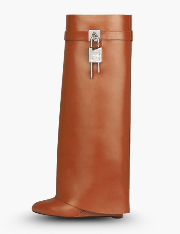 Valentina Ricci | Sculpted pant boots med futuristisk finish