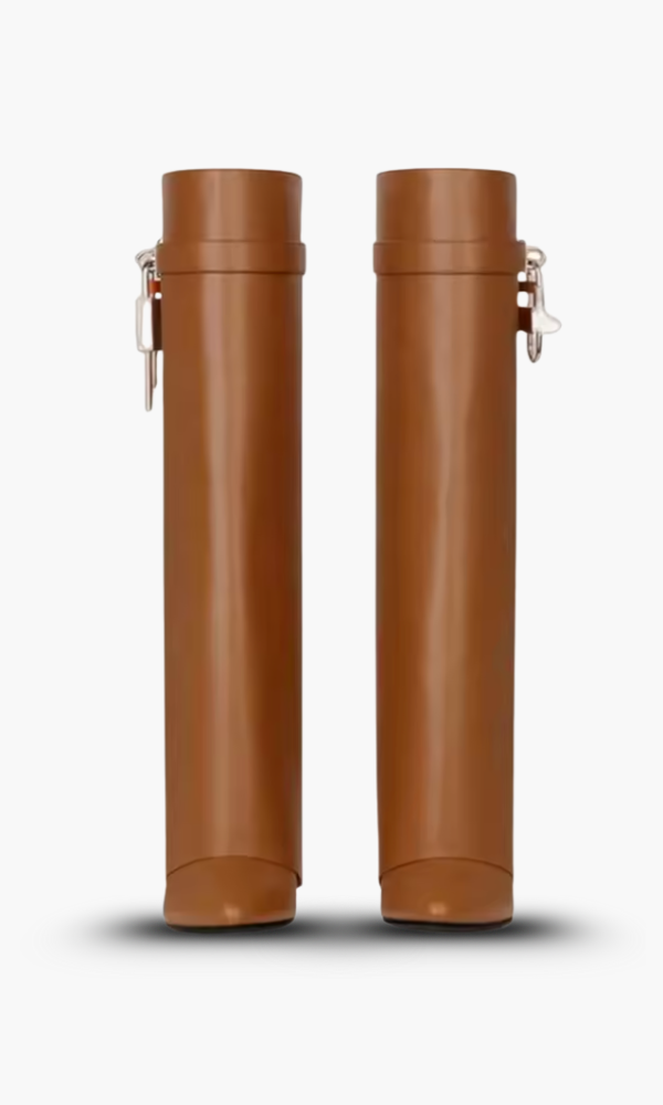 Valentina Ricci | Sculpted pant boots med futuristisk finish
