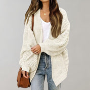 Alma Kolding | Oversized-Strickcardigan mit offener Vorderseite