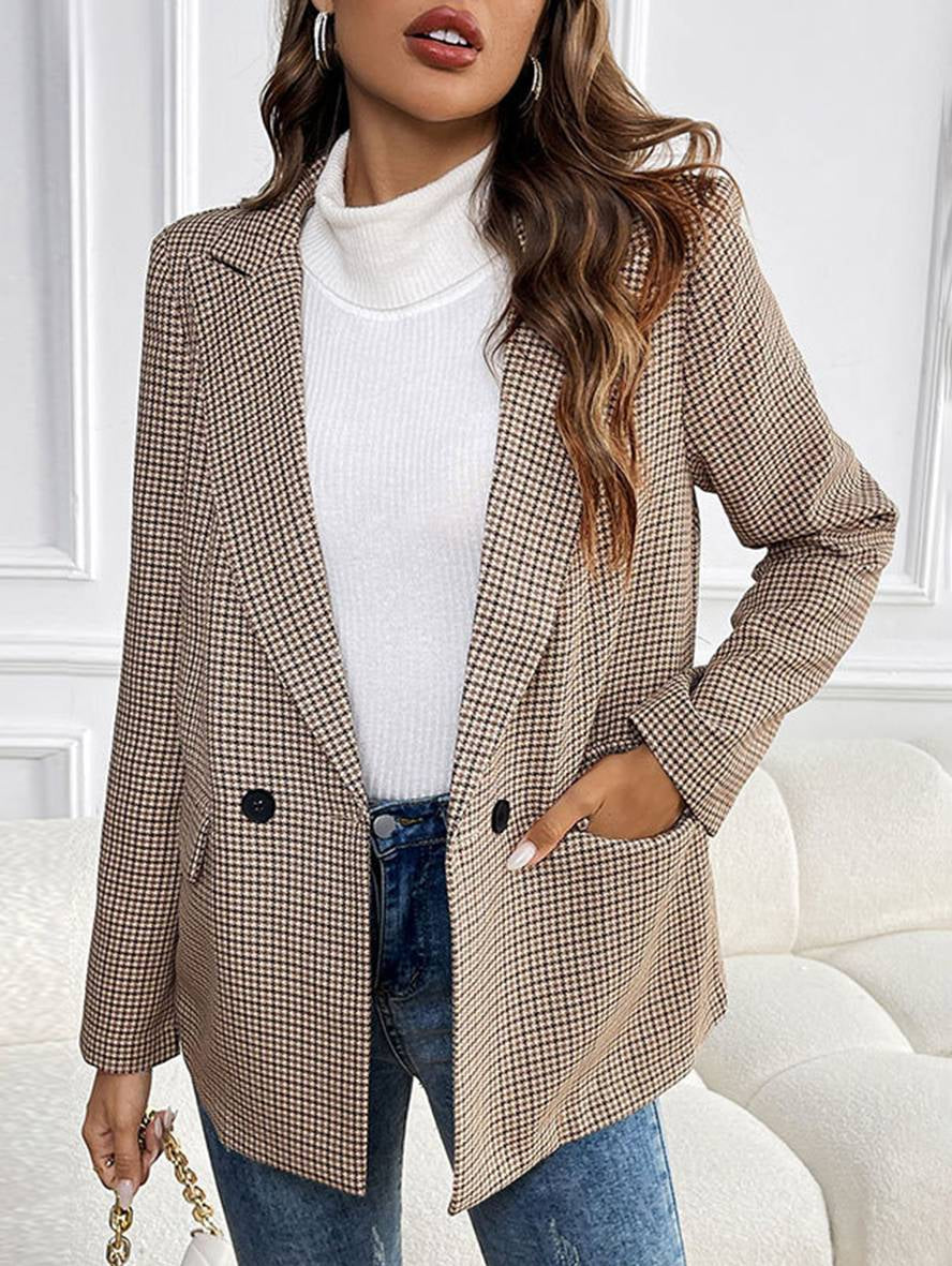 Lavinia Cortez | Ternet Oversized Blazer med Knaplukning
