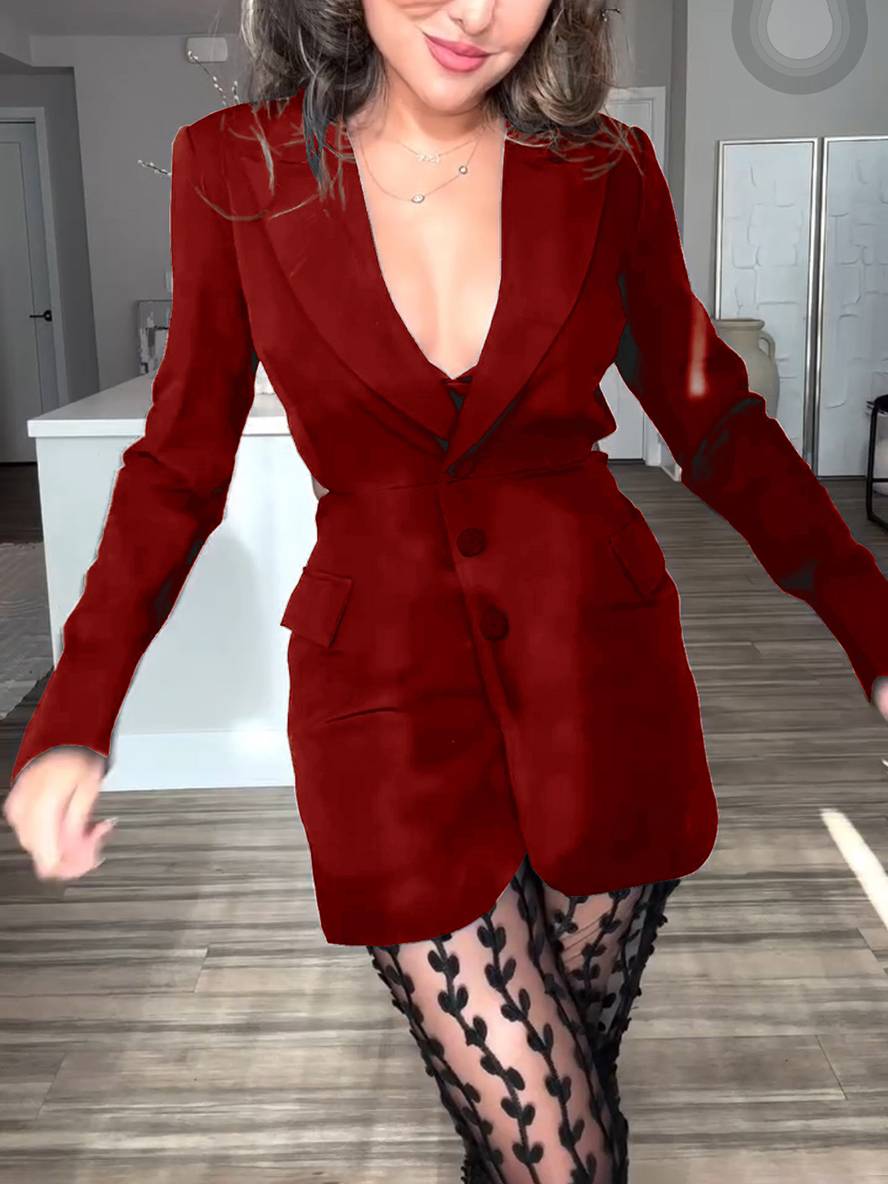 Alessia Ricci | Elegant sæt med blazer og broderede lacebukser