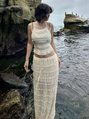 Isabella Moretti | Boheme sommersæt med halterneck top og maxinederdel