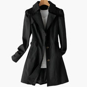 Venetia Ashcroft | Klassisk Lang Trenchcoat i Beige til Dame