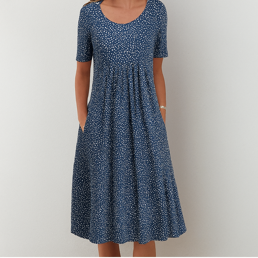 Élise Moretti | Vintage Blomsterkjole med Romantisk Charme