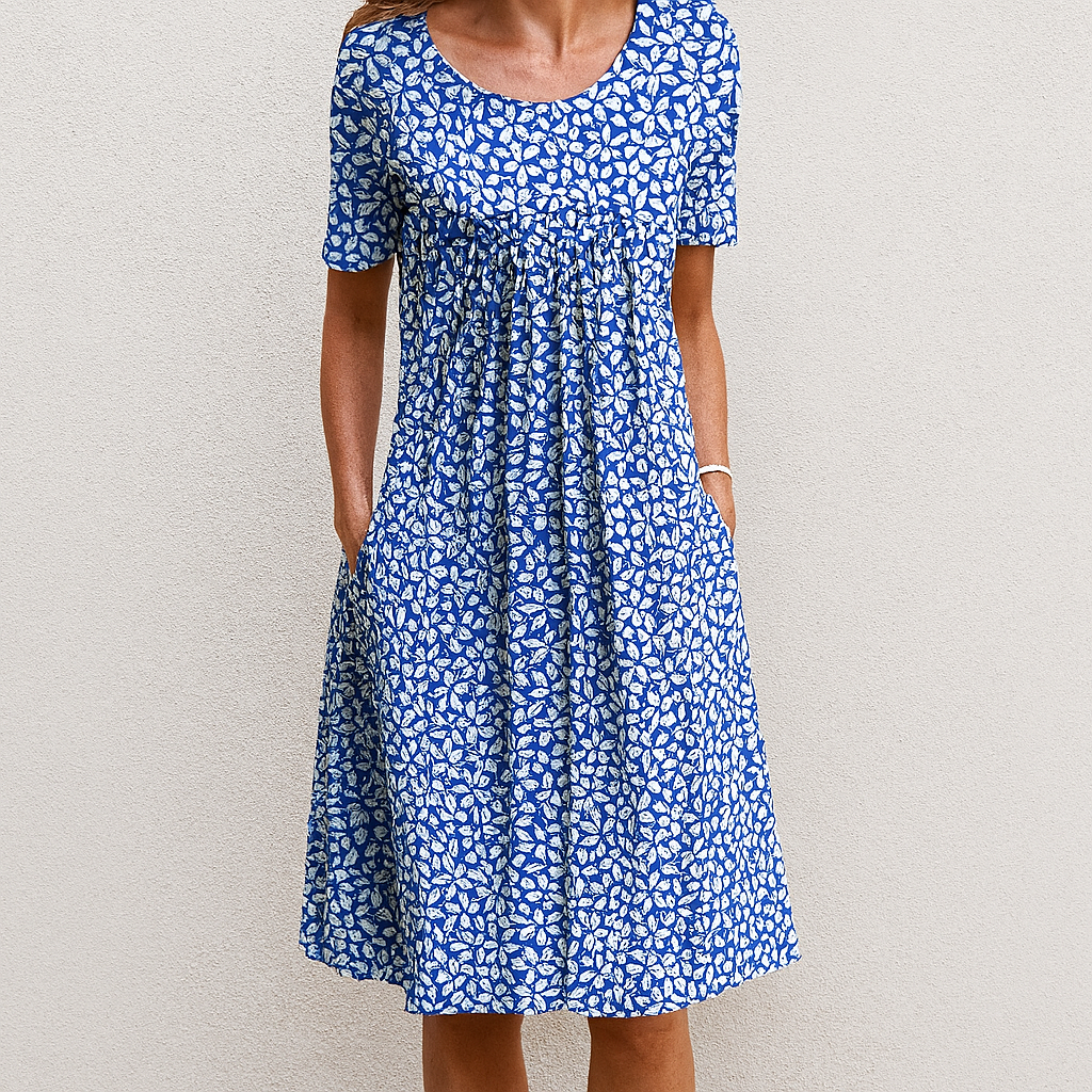 Élise Moretti | Vintage Blomsterkjole med Romantisk Charme