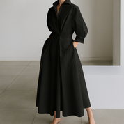 Aurora Moretti | Elegant luksus maxi kjole med lag