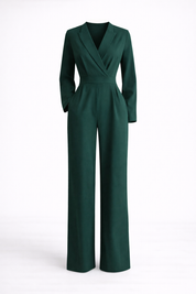 Sienna Moreau | Elegant jumpsuit med slå-om detalje