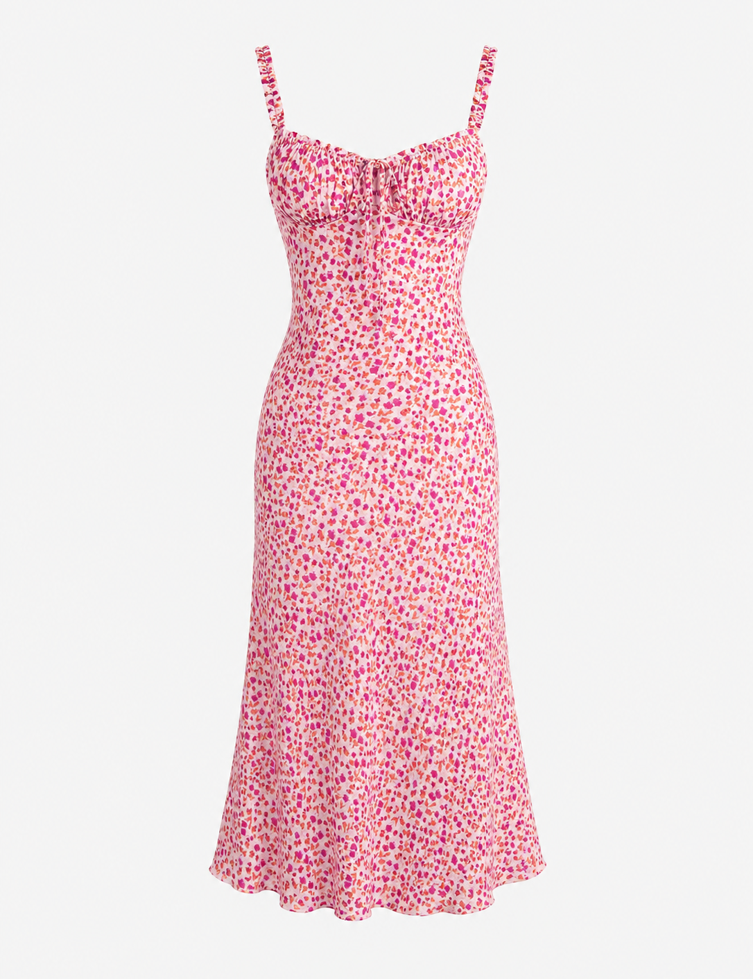 Sophie Laurent | Midi-sommerkjole med blomsterprint og bustier-detalje