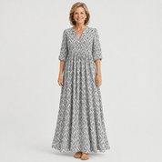 Clara Fontaine | Vintage luksus maxi kjole