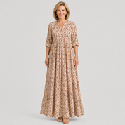 Clara Fontaine | Vintage luksus maxi kjole