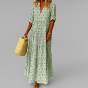 Clara Fontaine | Vintage luksus maxi kjole
