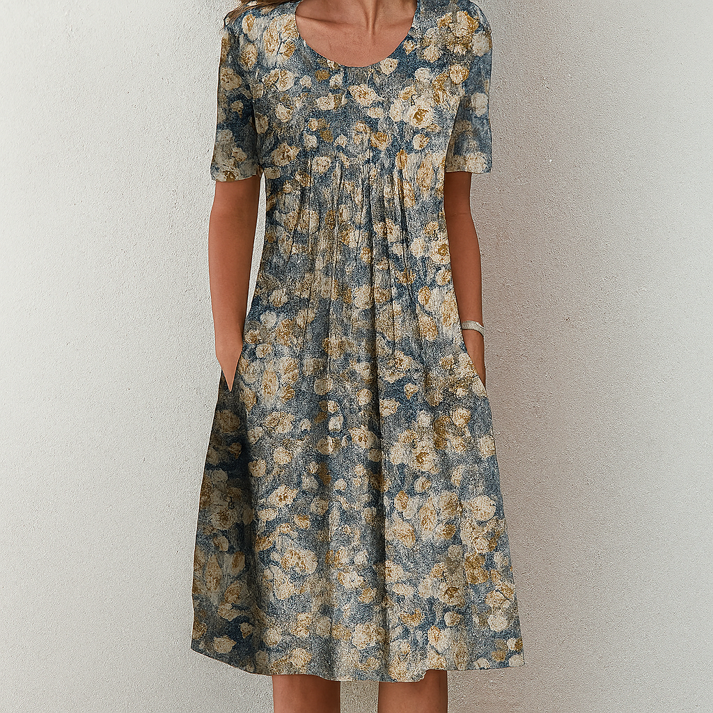 Élise Moretti | Vintage Blomsterkjole med Romantisk Charme