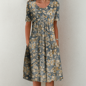 Élise Moretti | Vintage Blomsterkjole med Romantisk Charme