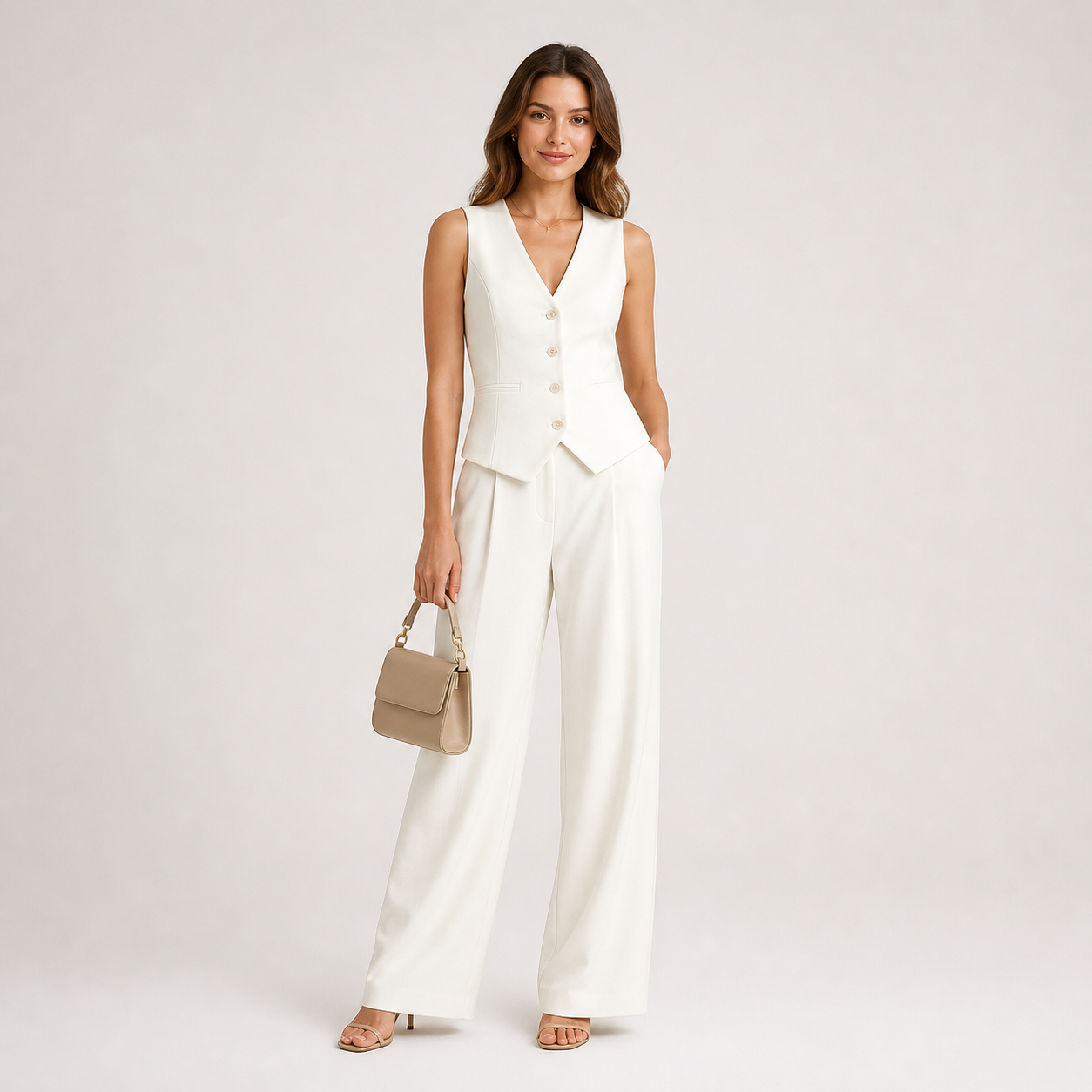 Domenica Salvatore | Sleeveless Black Tailored Vest