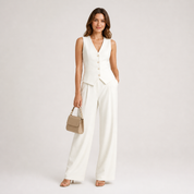 Domenica Salvatore | Sleeveless Black Tailored Vest