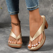 Elena Rossi | Slip-on sandalhæle med minimalistisk elegance