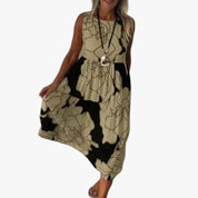 Louise Pedersen | Bohemisches Midi-Sommerkleid ohne Ärmel
