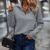 Vibe Storgaard | Ribstrikket Half-Zip Pullover