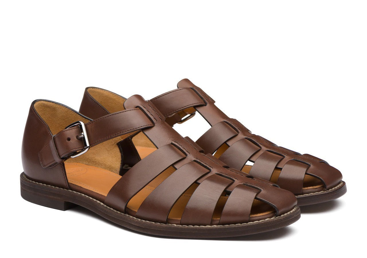 Adriana Corvino | Klassisk gladiator-sandal i ægte læder til kvinder