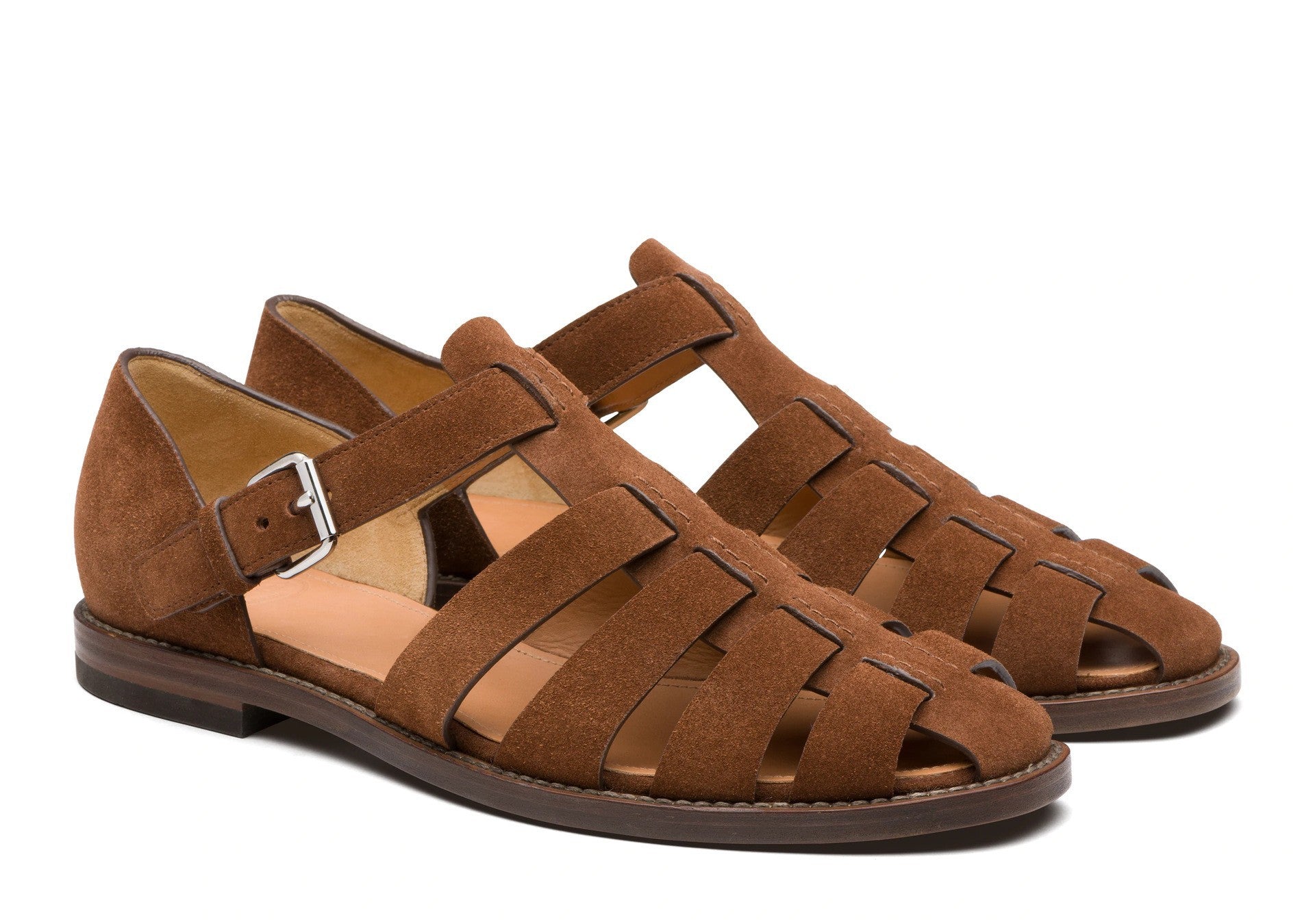 Adriana Corvino | Klassisk gladiator-sandal i ægte læder til kvinder