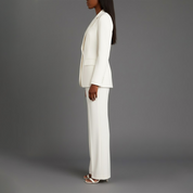Gabrielle Sinclair | Formelt jakkesæt med lang struktureret blazer til kvinder