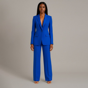 Gabrielle Sinclair | Formelt jakkesæt med lang struktureret blazer til kvinder