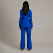 Gabrielle Sinclair | Formelt jakkesæt med lang struktureret blazer til kvinder